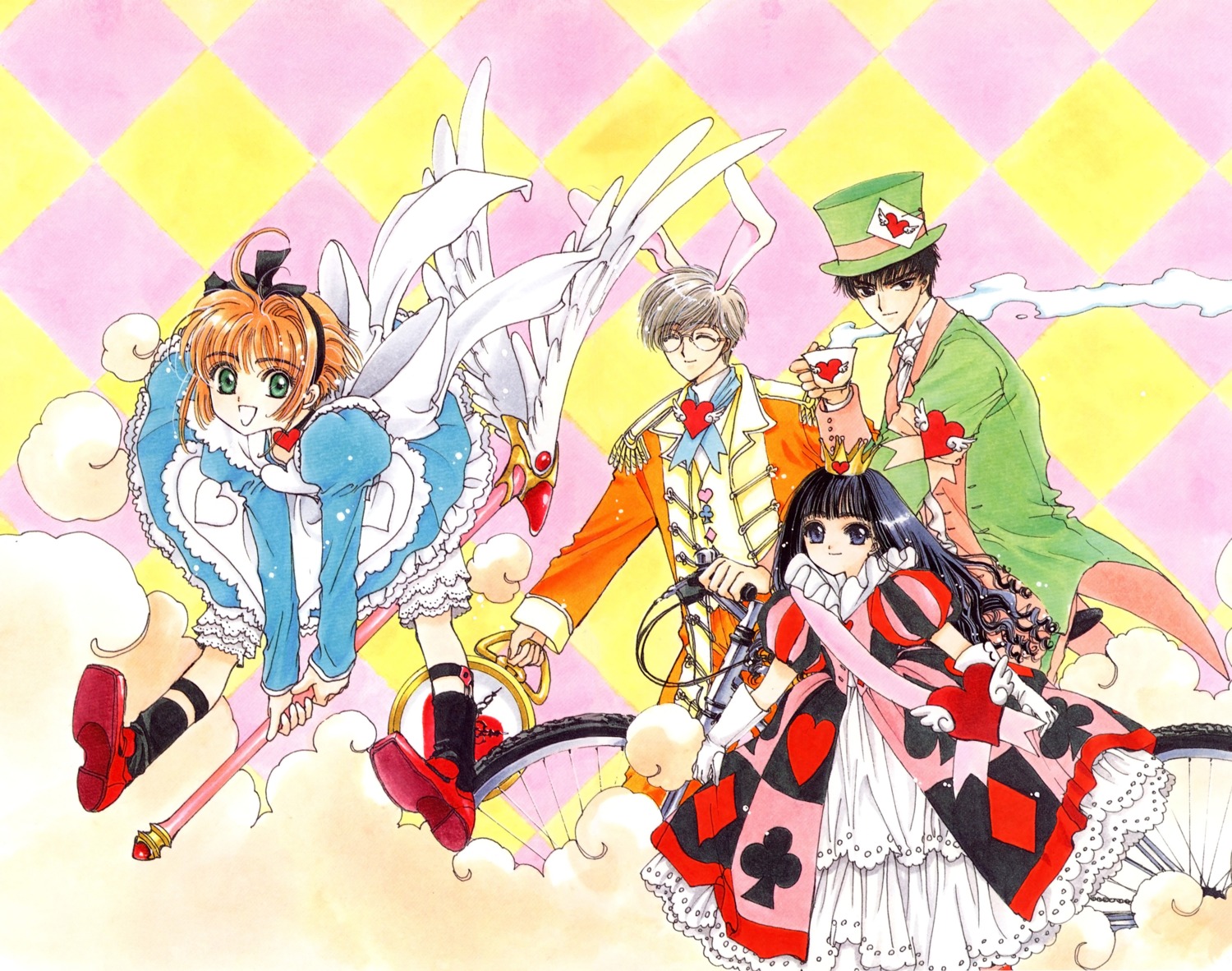 alice_in_wonderland card_captor_sakura clamp cosplay daidouji_tomoyo fixed kerberos kinomoto_sakura kinomoto_touya lolita_fashion tsukishiro_yukito