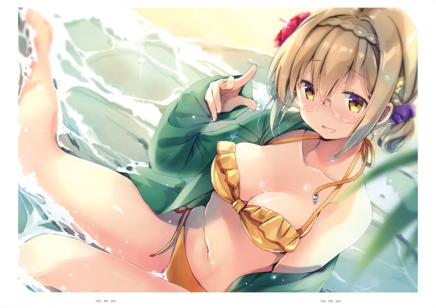 bikini megane natsume_eri swimsuits