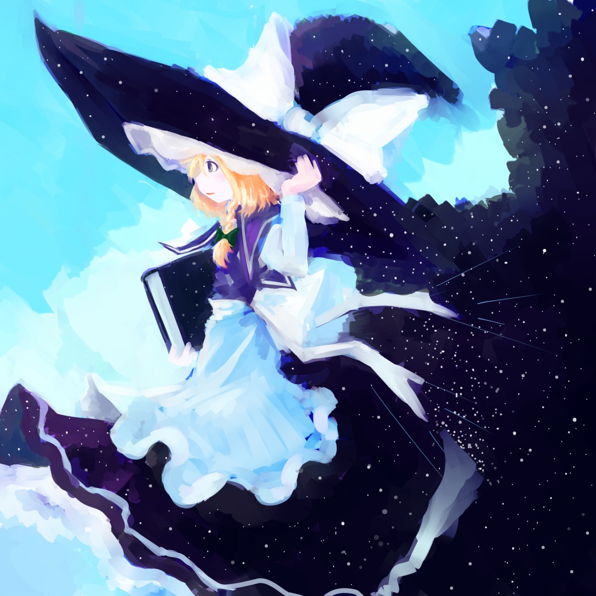 dress kirisame_marisa sakana_(packetsjp) touhou witch