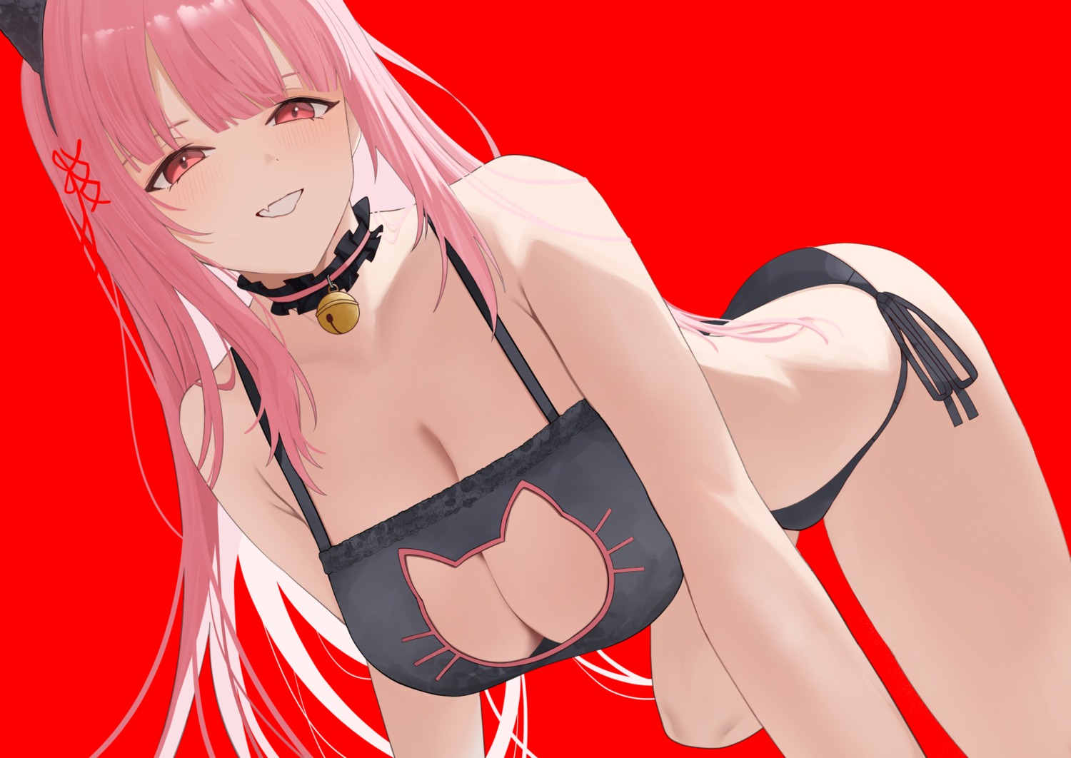 bra hololive hololive_english mori_calliope pantsu si_farid string_panties