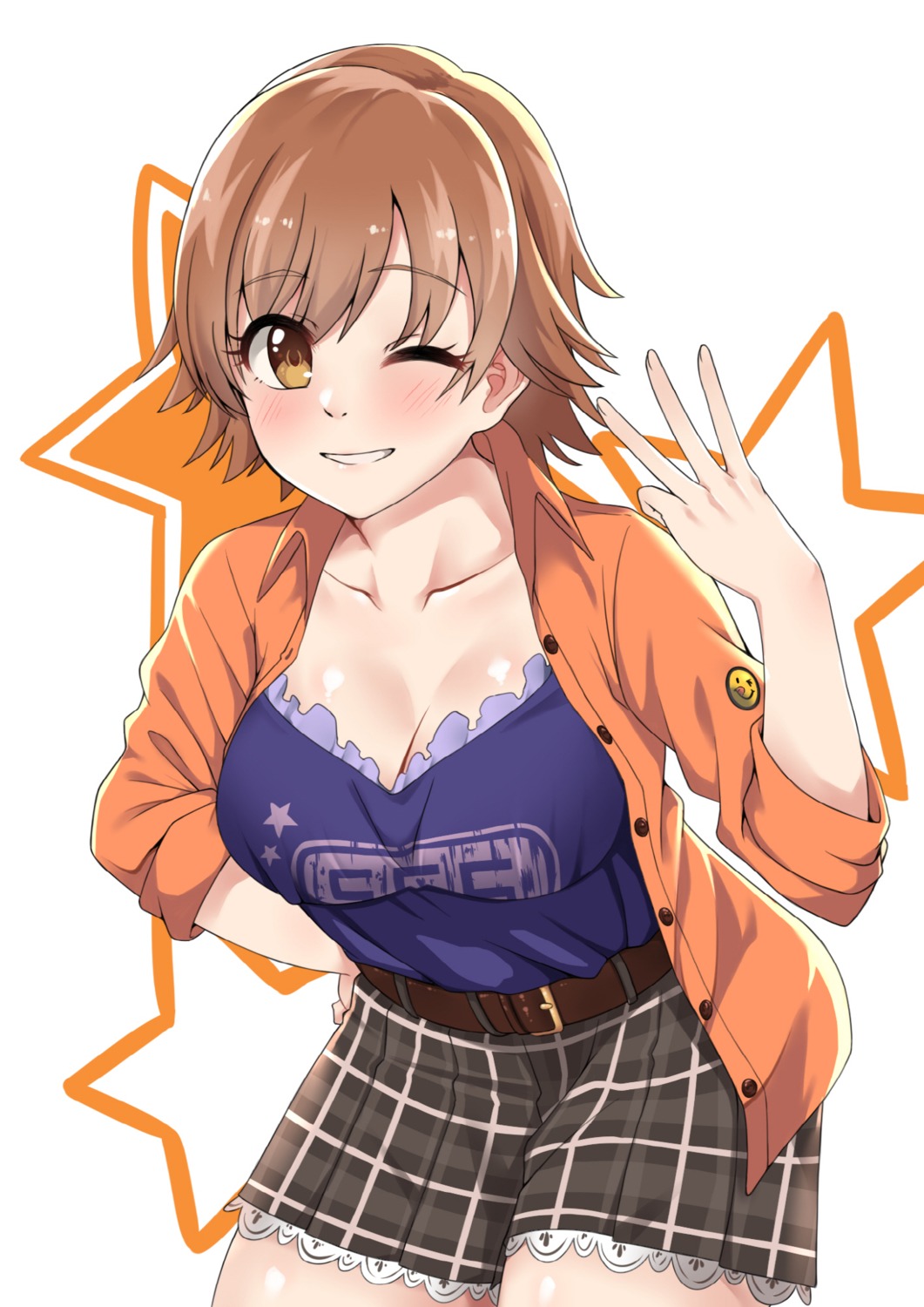 cleavage honda_mio spicy_moo the_idolm@ster the_idolm@ster_cinderella_girls