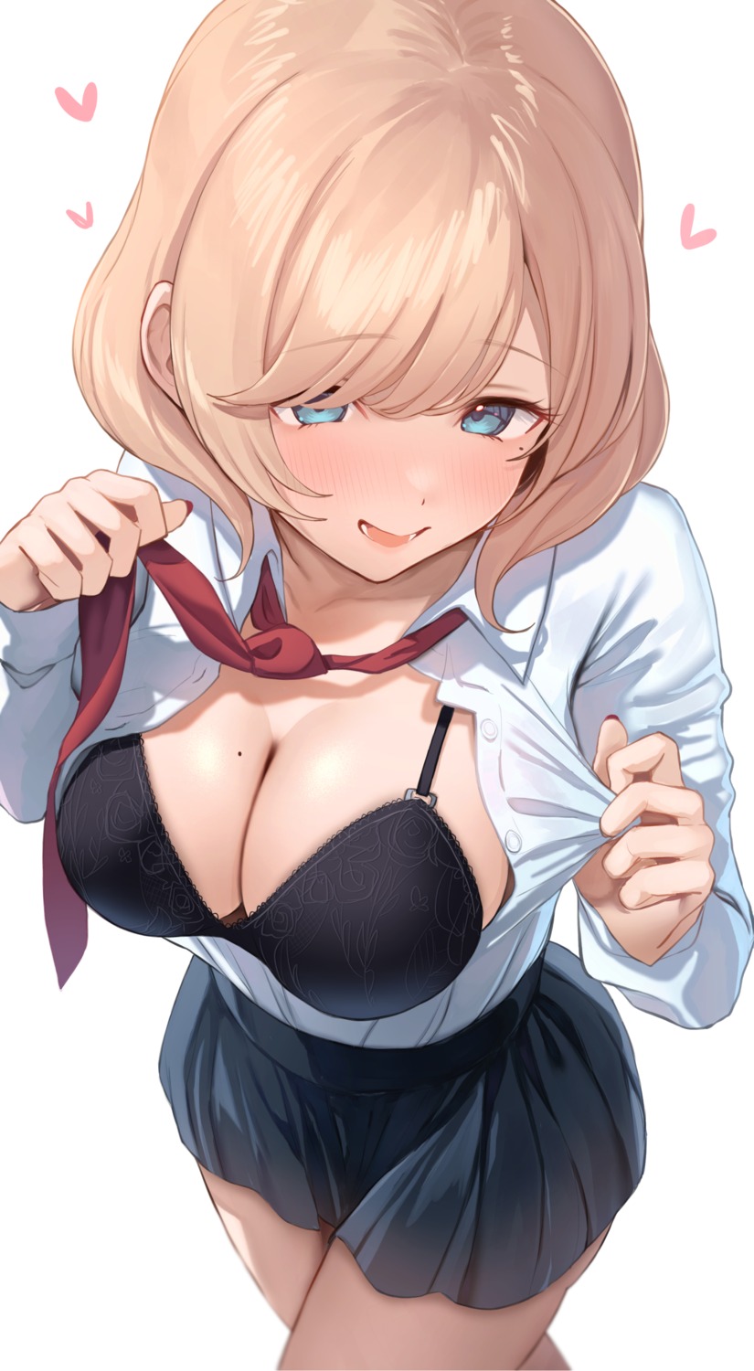 bra open_shirt ray_mil68 seifuku undressing