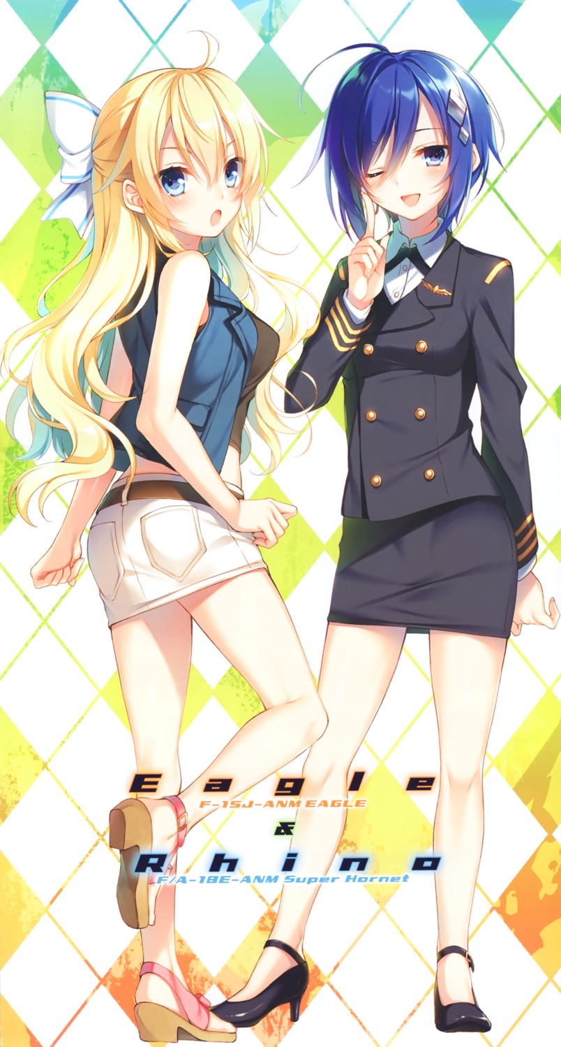 eagle_(girly_air_force) girly_air_force heels toosaka_asagi uniform