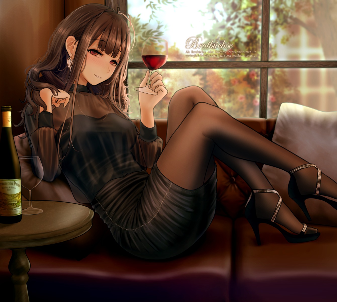 dsr-50_(girls_frontline) girls_frontline heels pantyhose see_through turisasu