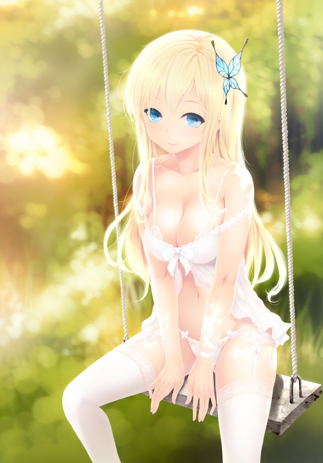 boku_wa_tomodachi_ga_sukunai bra cait kashiwazaki_sena lingerie pantsu stockings thighhighs