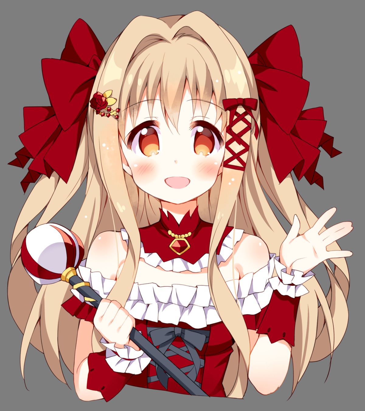 dress meito red_corruption transparent_png weapon