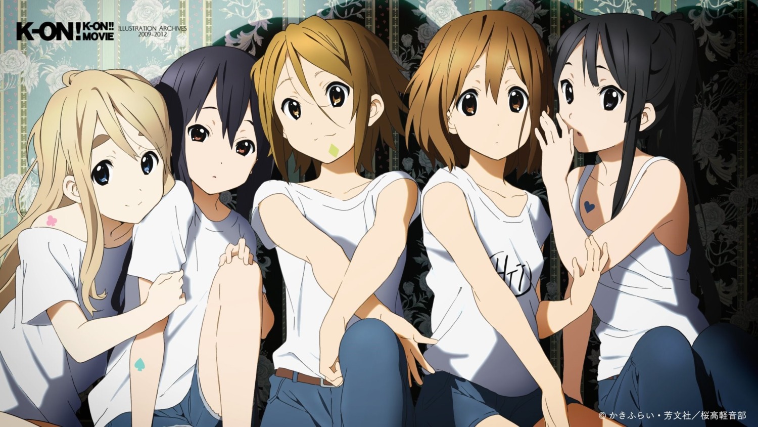 akiyama_mio hirasawa_yui horiguchi_yukiko k-on! kotobuki_tsumugi nakano_azusa tainaka_ritsu wallpaper