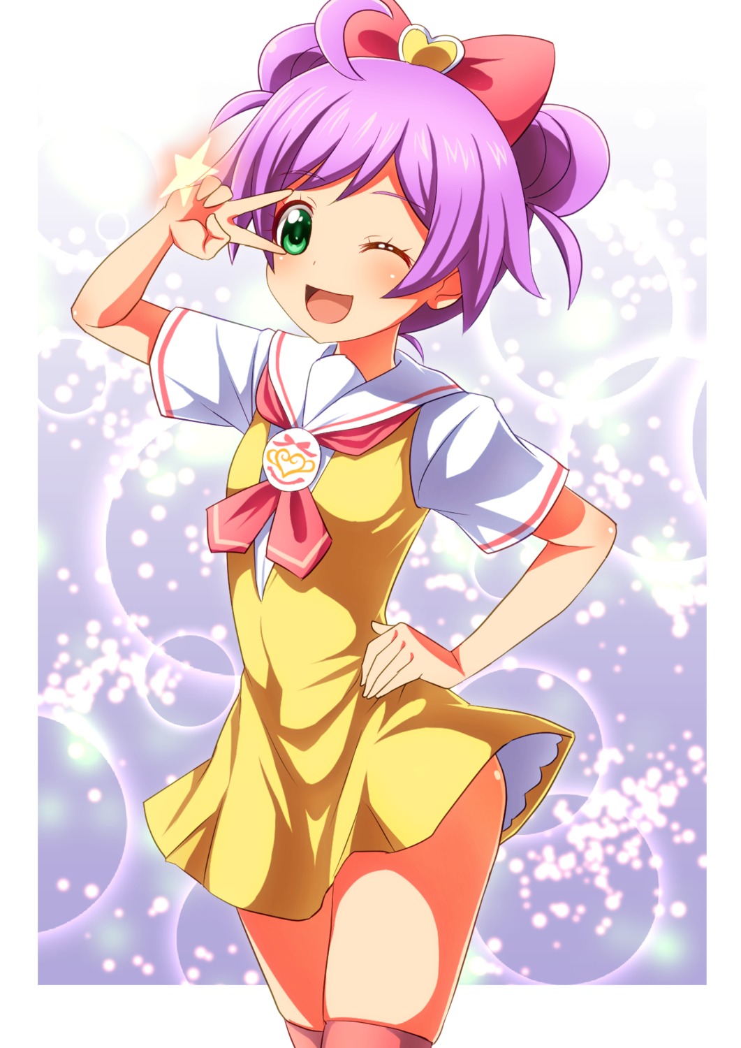 manaka_lala pretty_series pripara rokko seifuku thighhighs