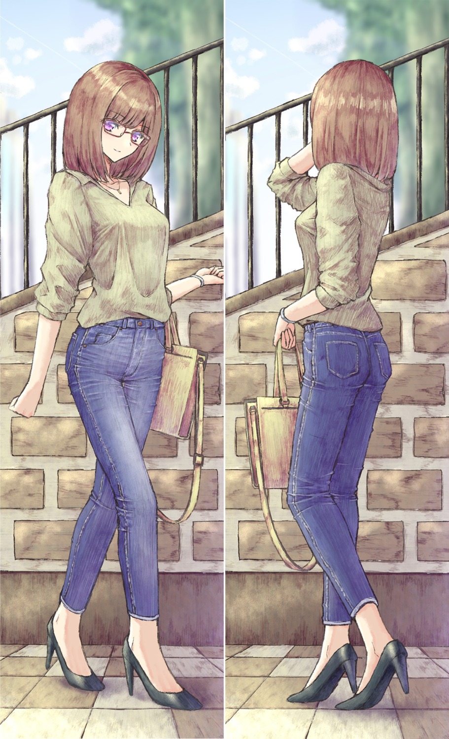 aramachi ass heels megane sweater