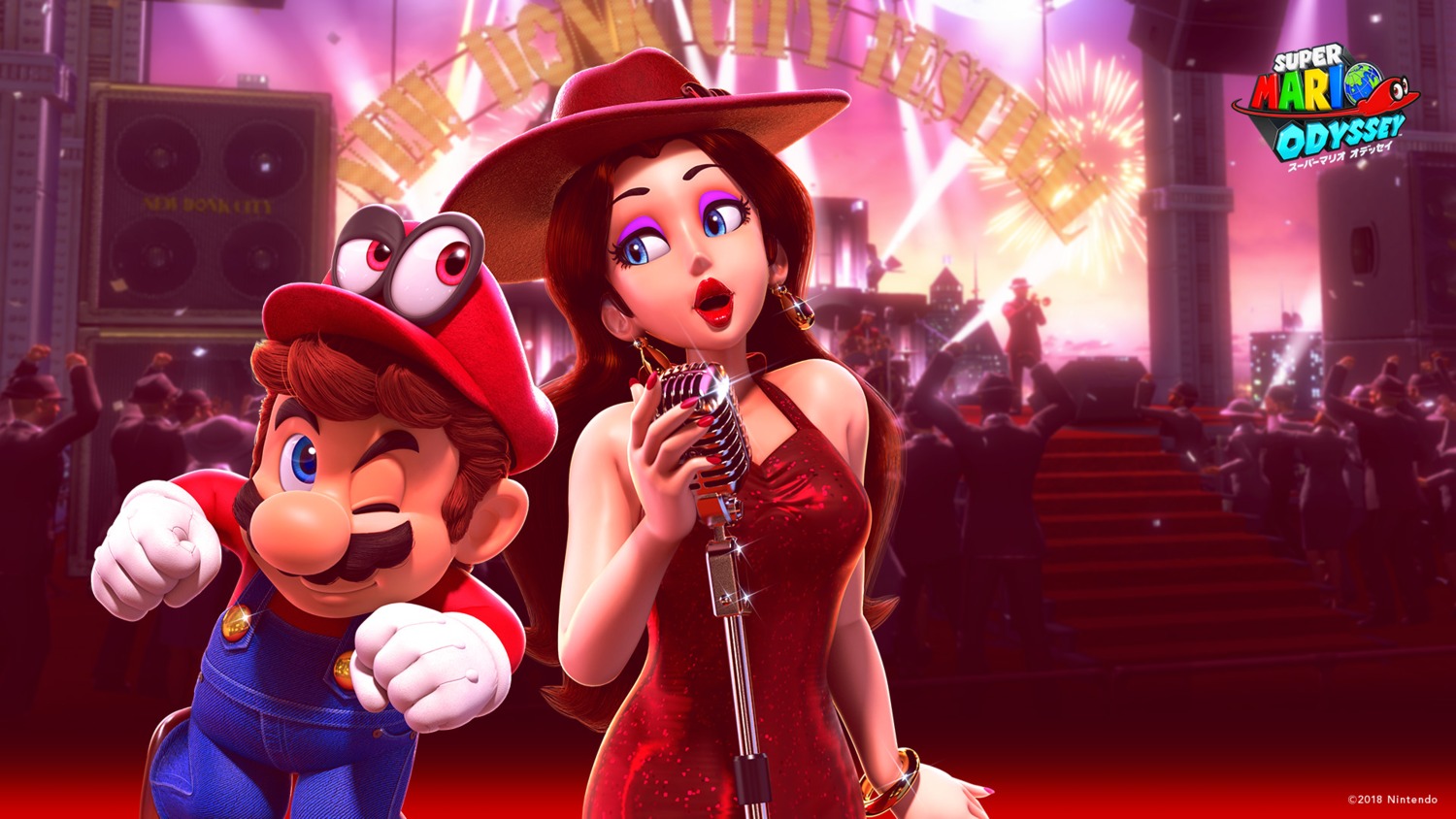 dress mario mario_bros. nintendo pauline wallpaper