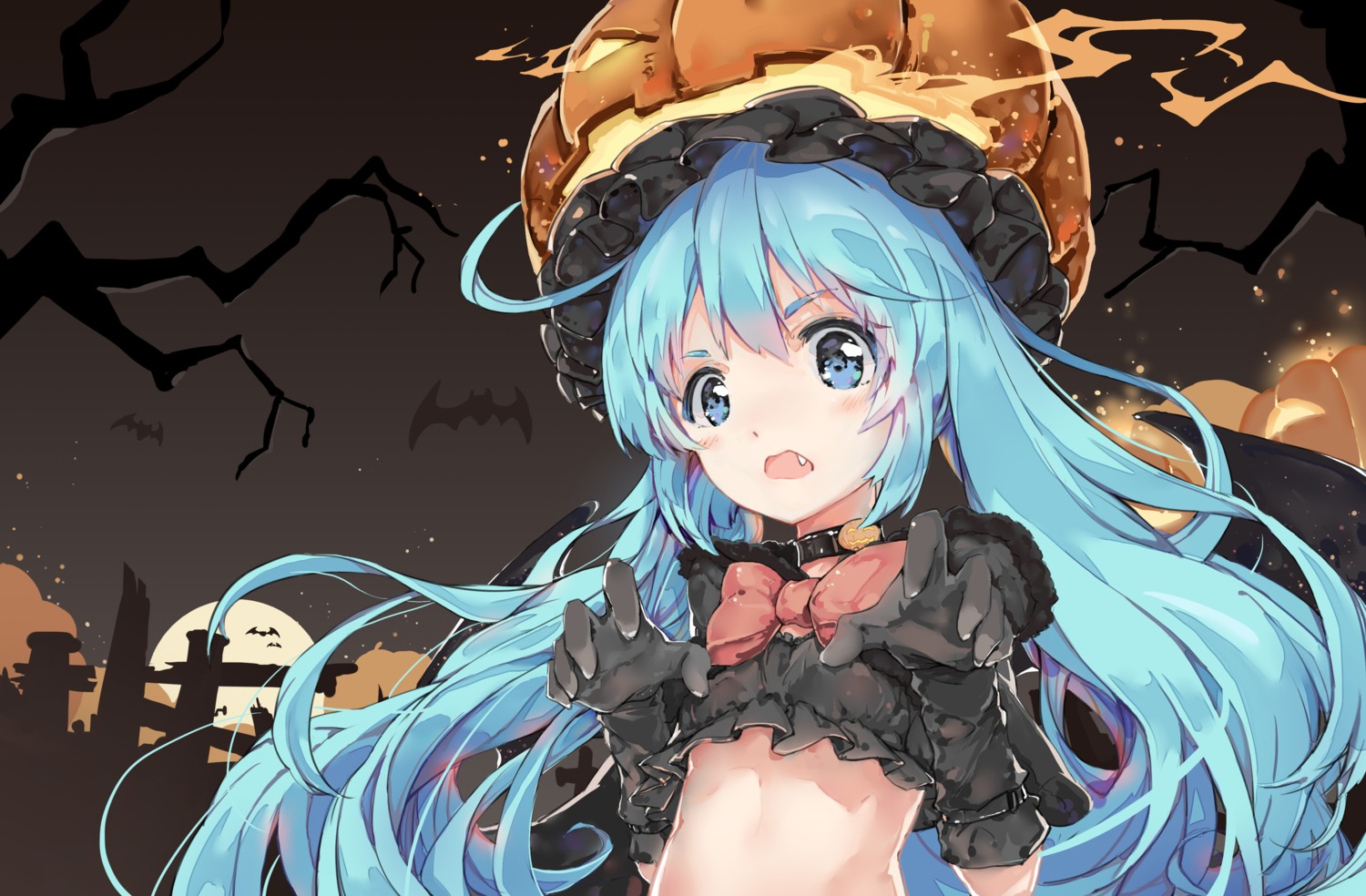 halloween hatsune_miku luoxiaofei vocaloid