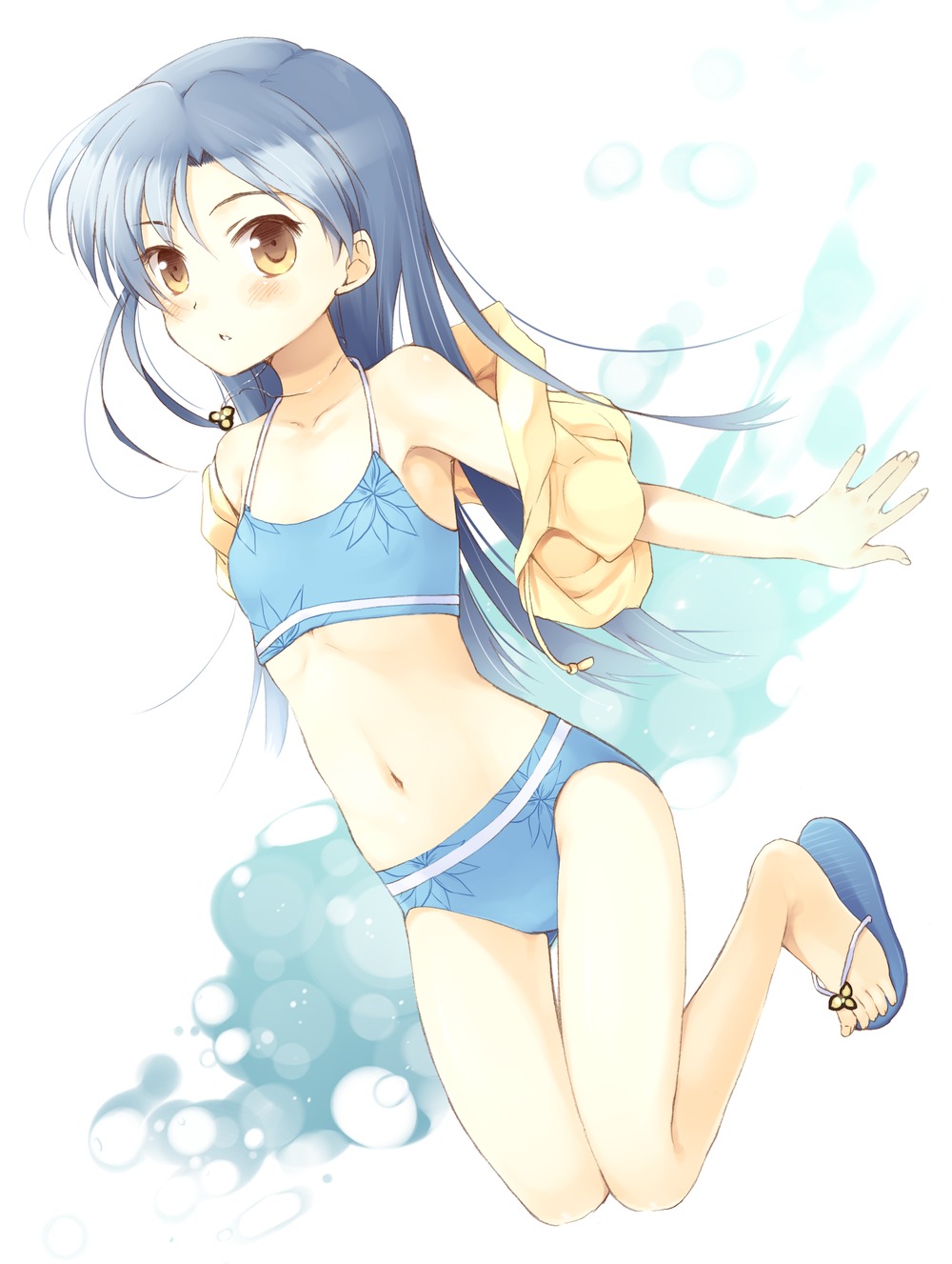 bikini kisaragi_chihaya komi_zumiko swimsuits the_idolm@ster