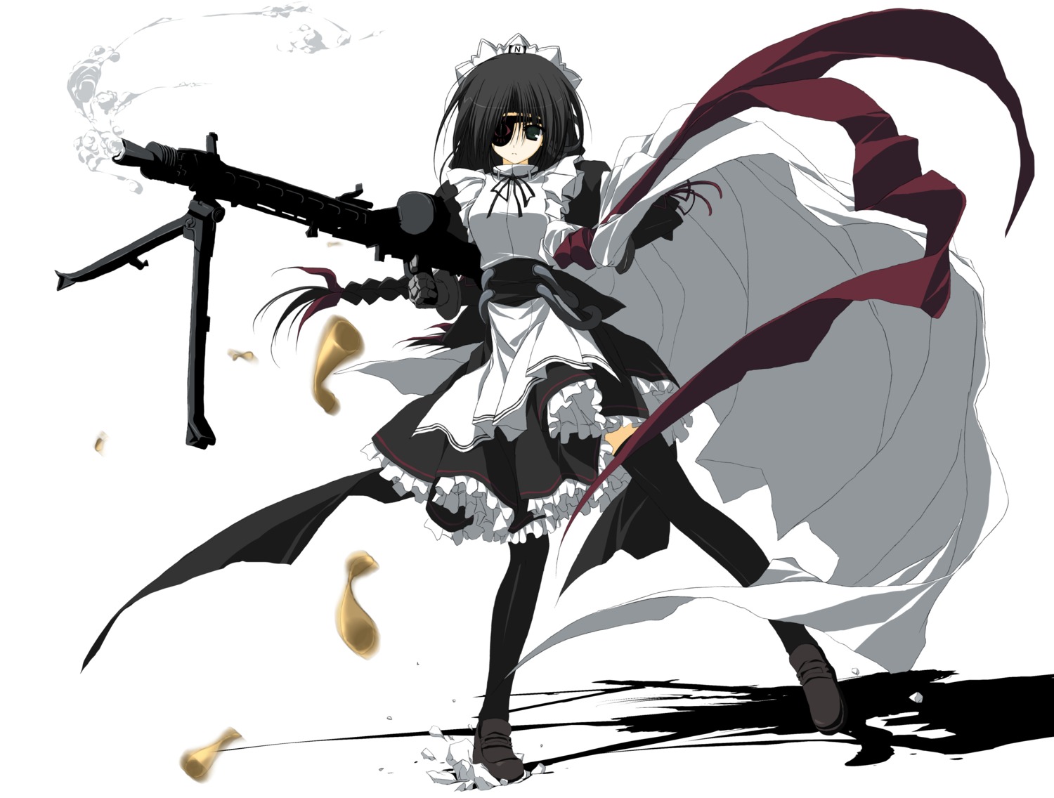 eyepatch gun maid moekan suzuri