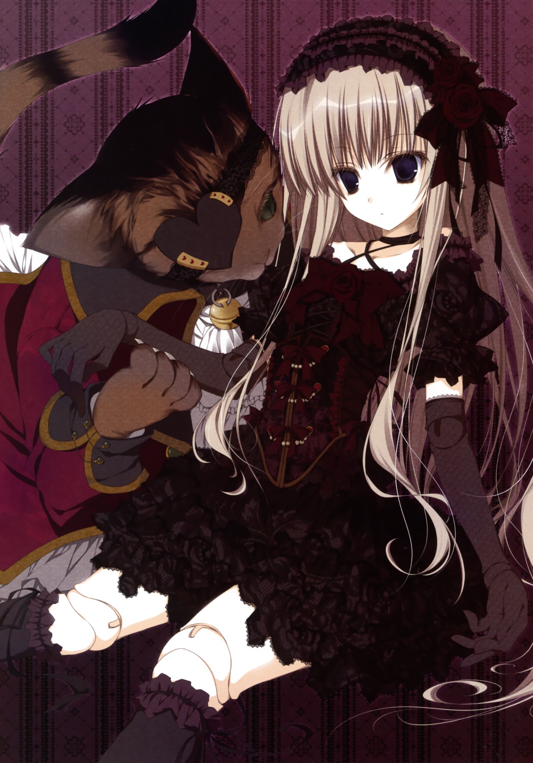 gothic_lolita inugami_kira lolita_fashion neko