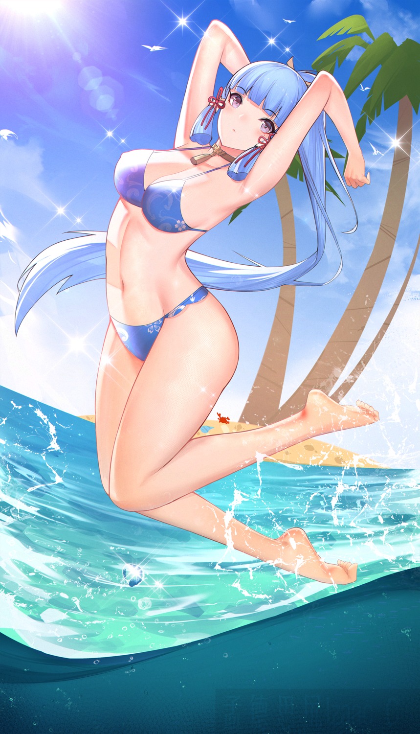 bikini genshin_impact izaac kamisato_ayaka swimsuits