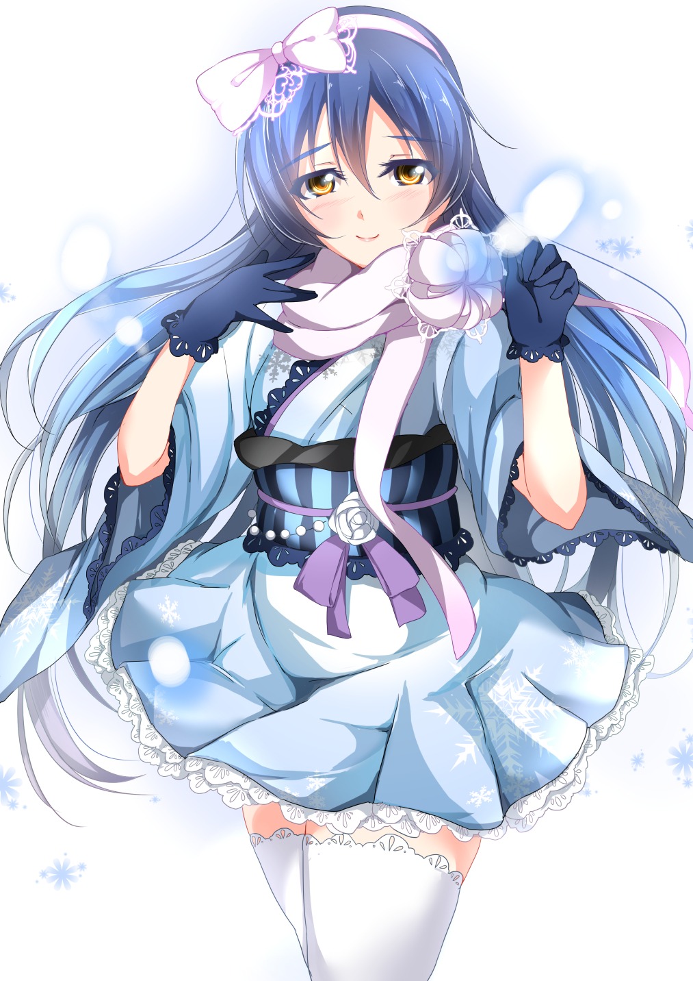 lolita_fashion love_live! narumi_cristear_note sonoda_umi thighhighs wa_lolita