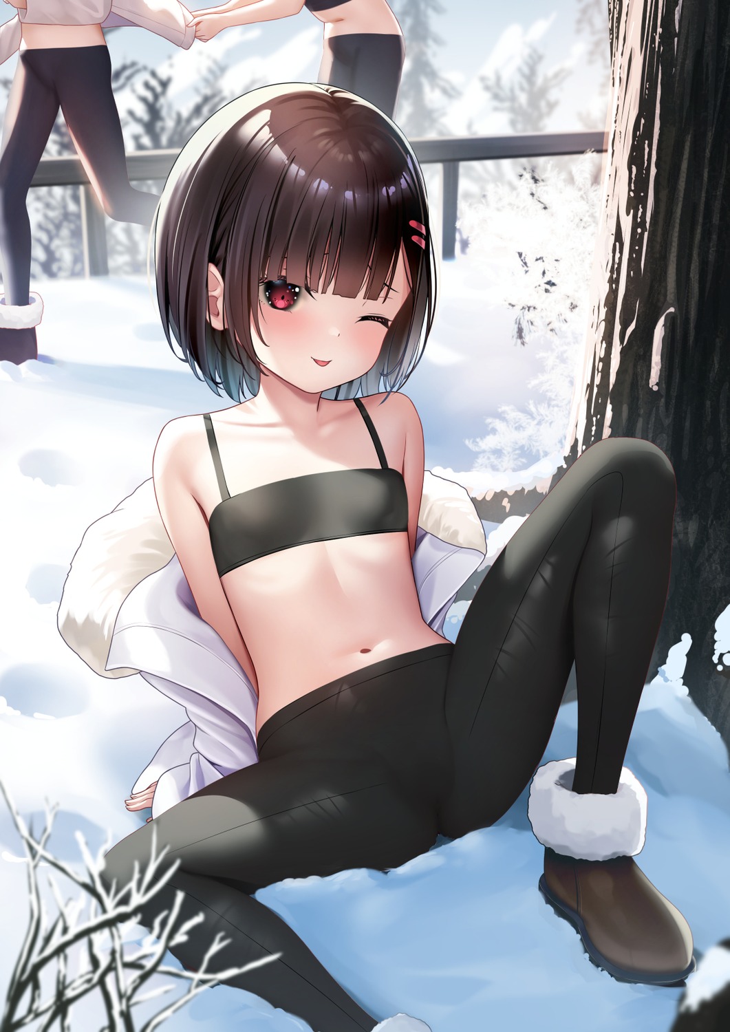 bra loli open_shirt yan_(nicknikg)