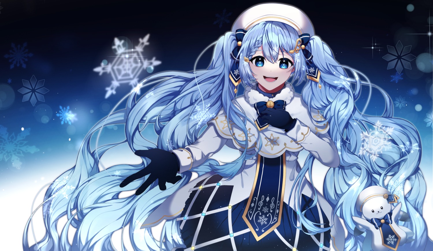 dress hatsune_miku nohyoo_0911 vocaloid yuki_miku