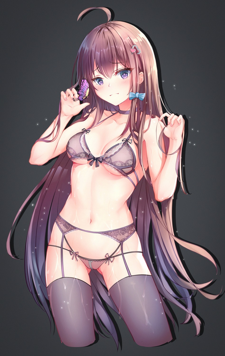 aden_07 bra garter_belt lingerie pantsu stockings thighhighs wet