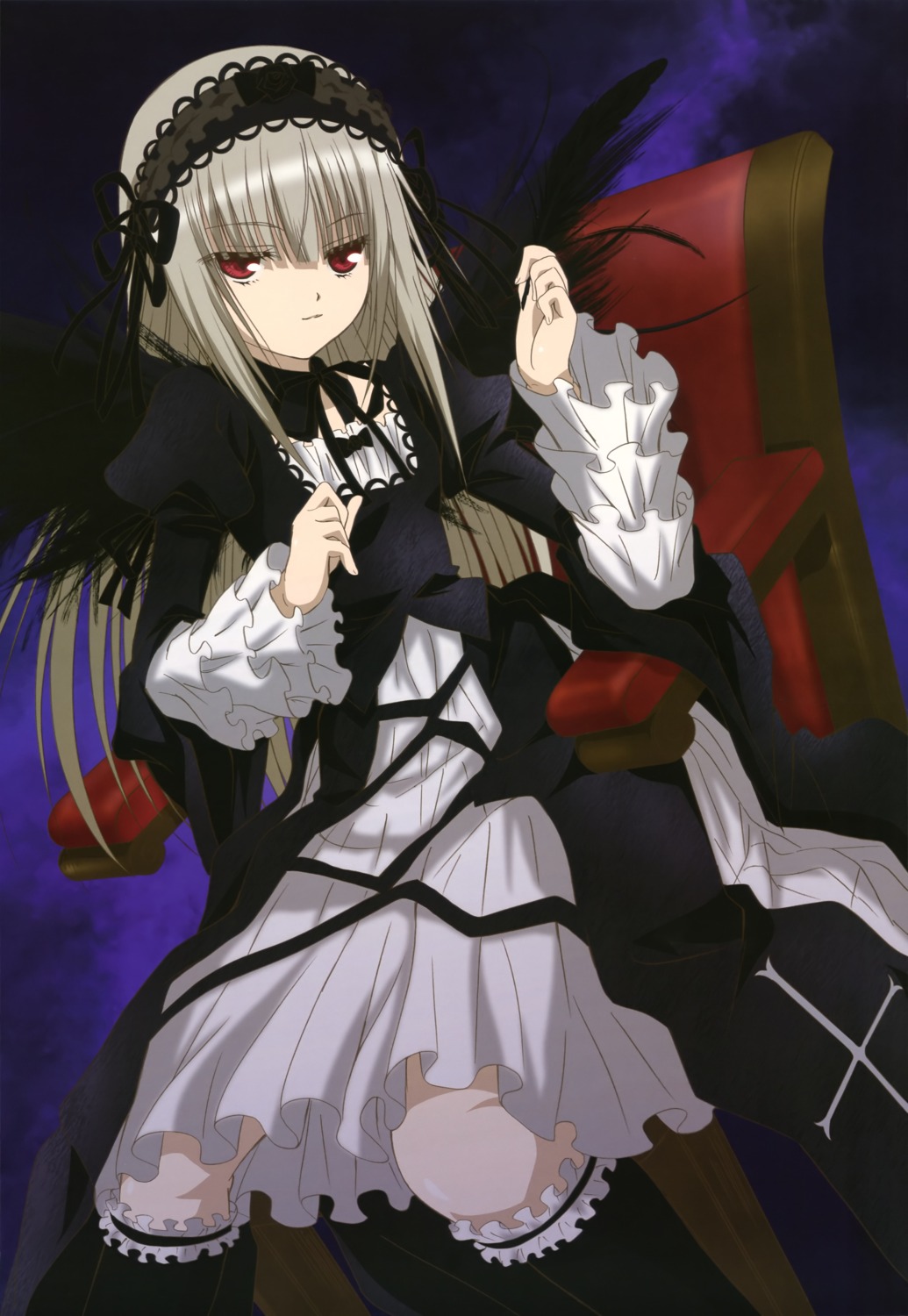 gothic_lolita lolita_fashion morimoto_hirofumi rozen_maiden suigintou wings