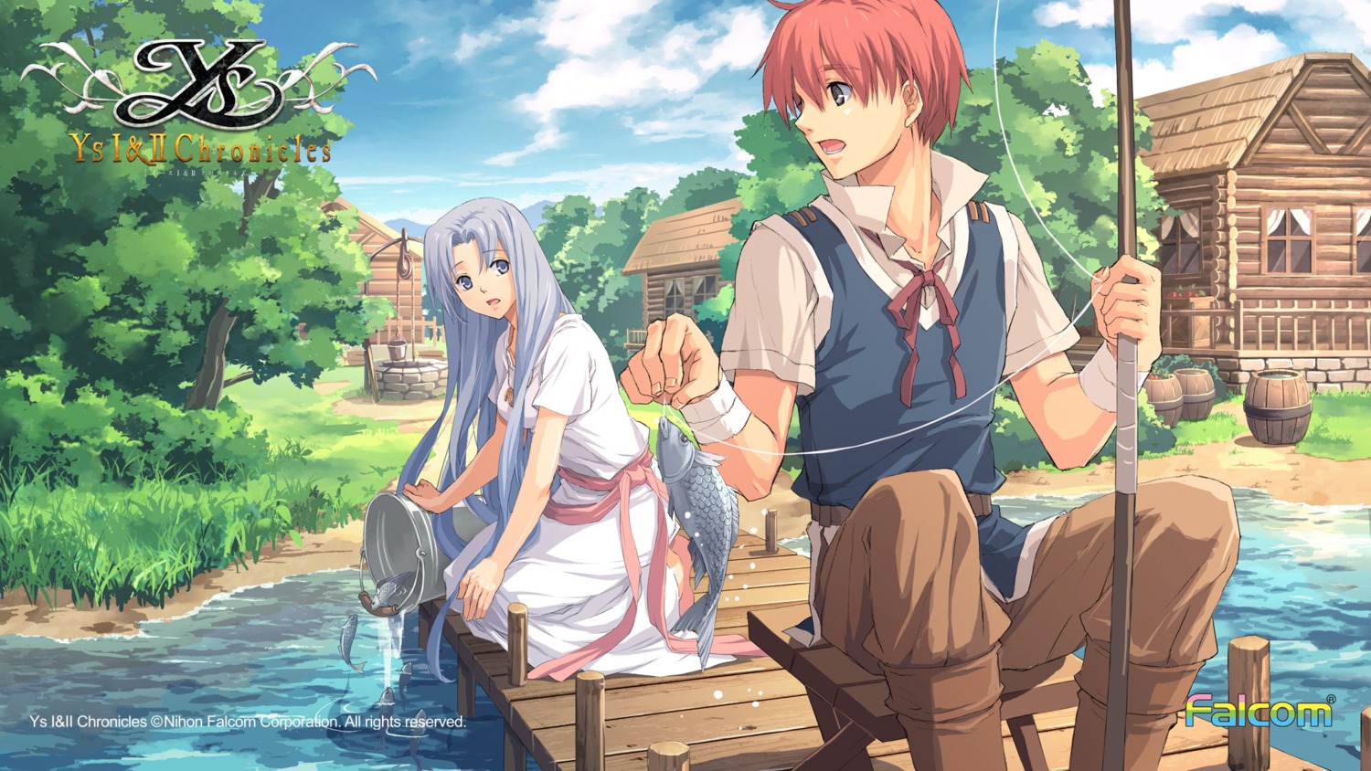 adol_christin falcom feena wallpaper ys ys_i ys_ii