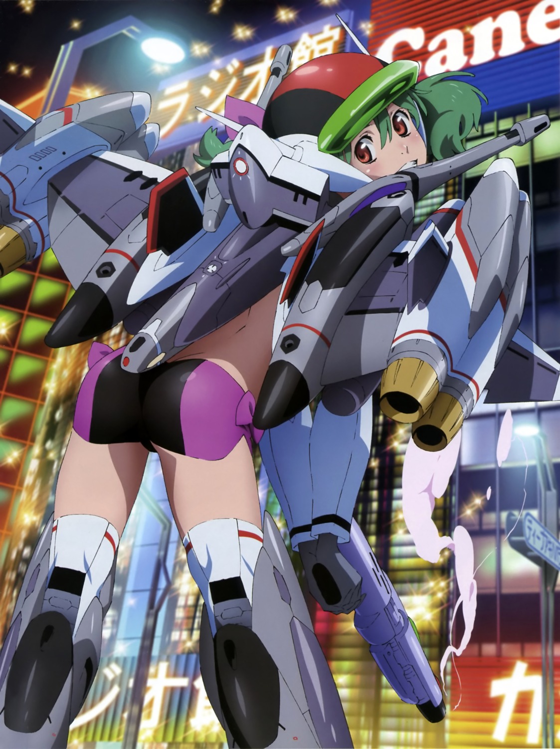 ass macross macross_frontier mecha_musume ranka_lee