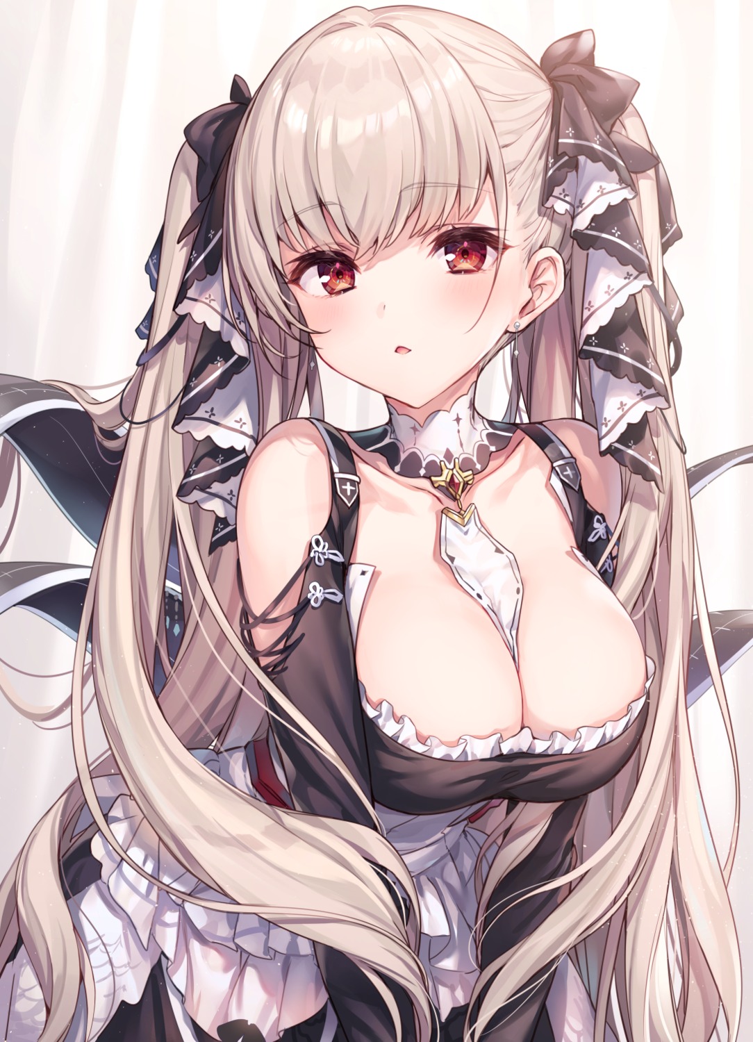 azur_lane cleavage formidable_(azur_lane) gothic_lolita komeshiro_kasu lolita_fashion