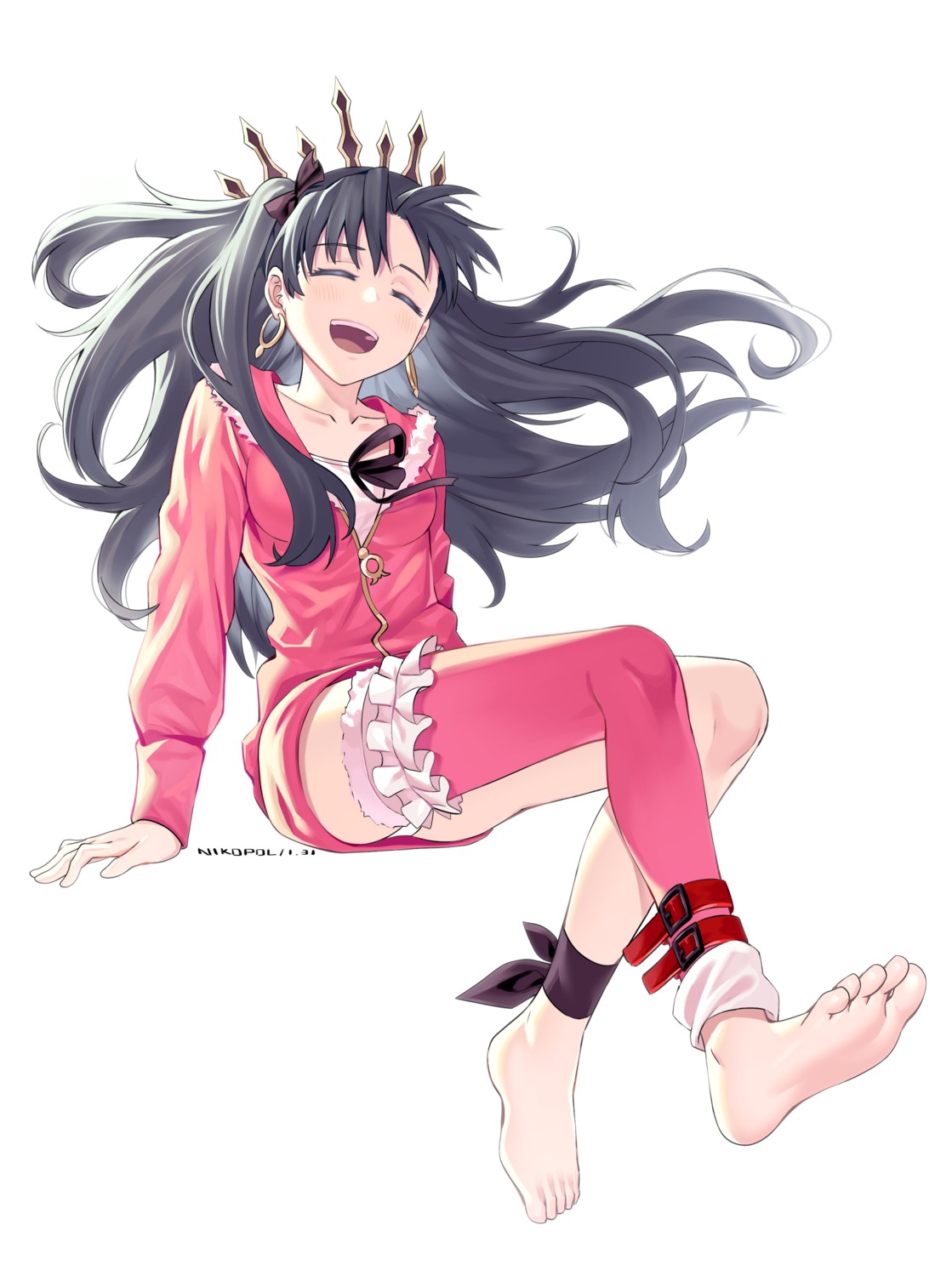 fate/grand_order feet garter ishtar_(fate/grand_order) makise_minami pantsu thighhighs