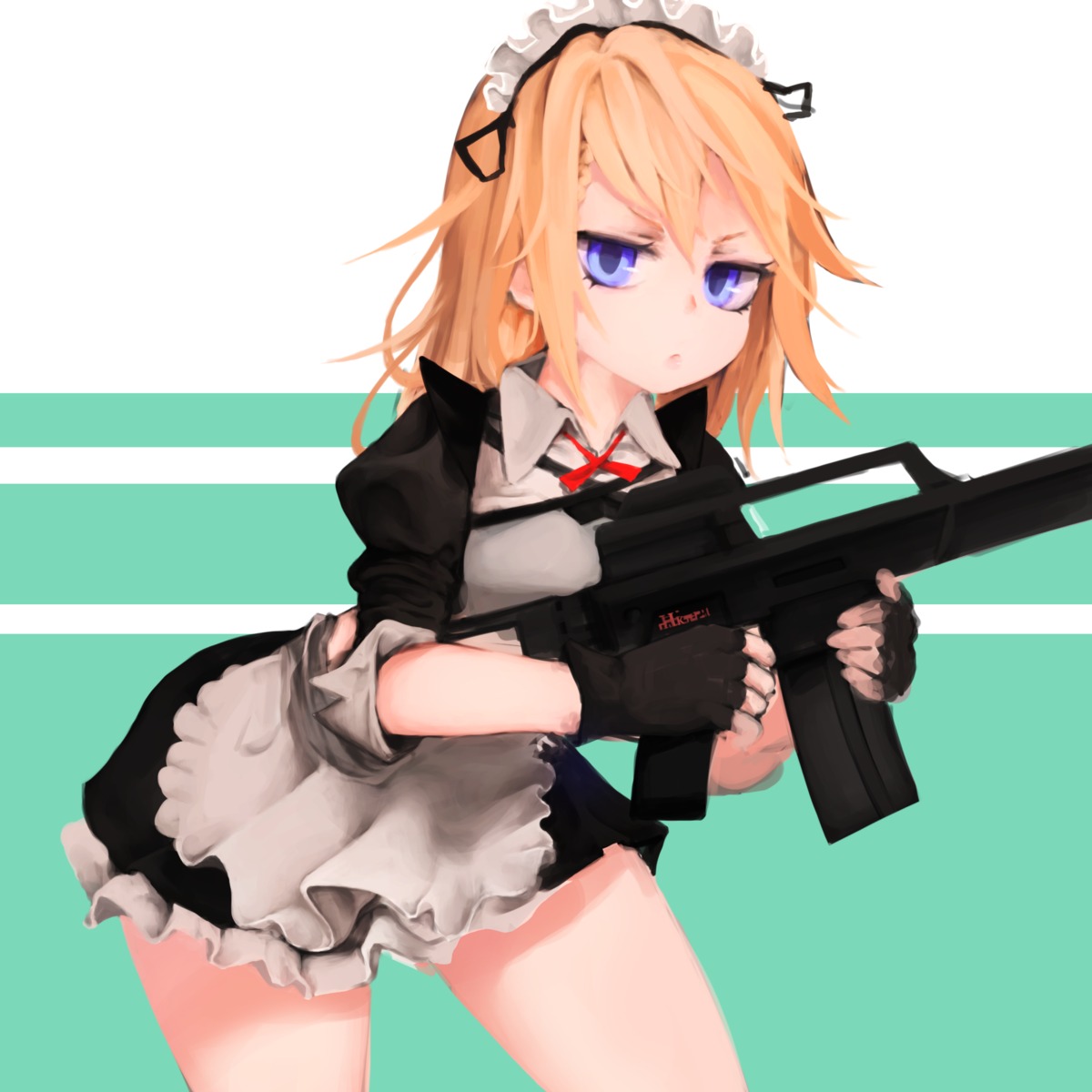 bbolalus g36_(girls_frontline) girls_frontline gun maid