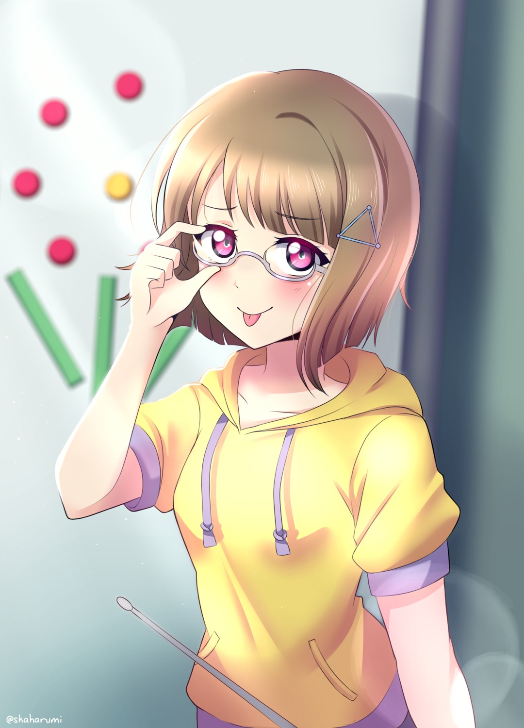 love_live!_nijigasaki_high_school_idol_club megane nakasu_kasumi skaharumi