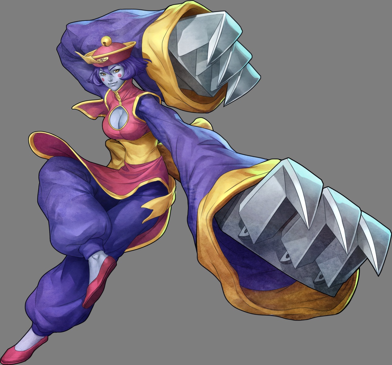 capcom cleavage dark_stalkers dress lei_lei stanley_lau transparent_png