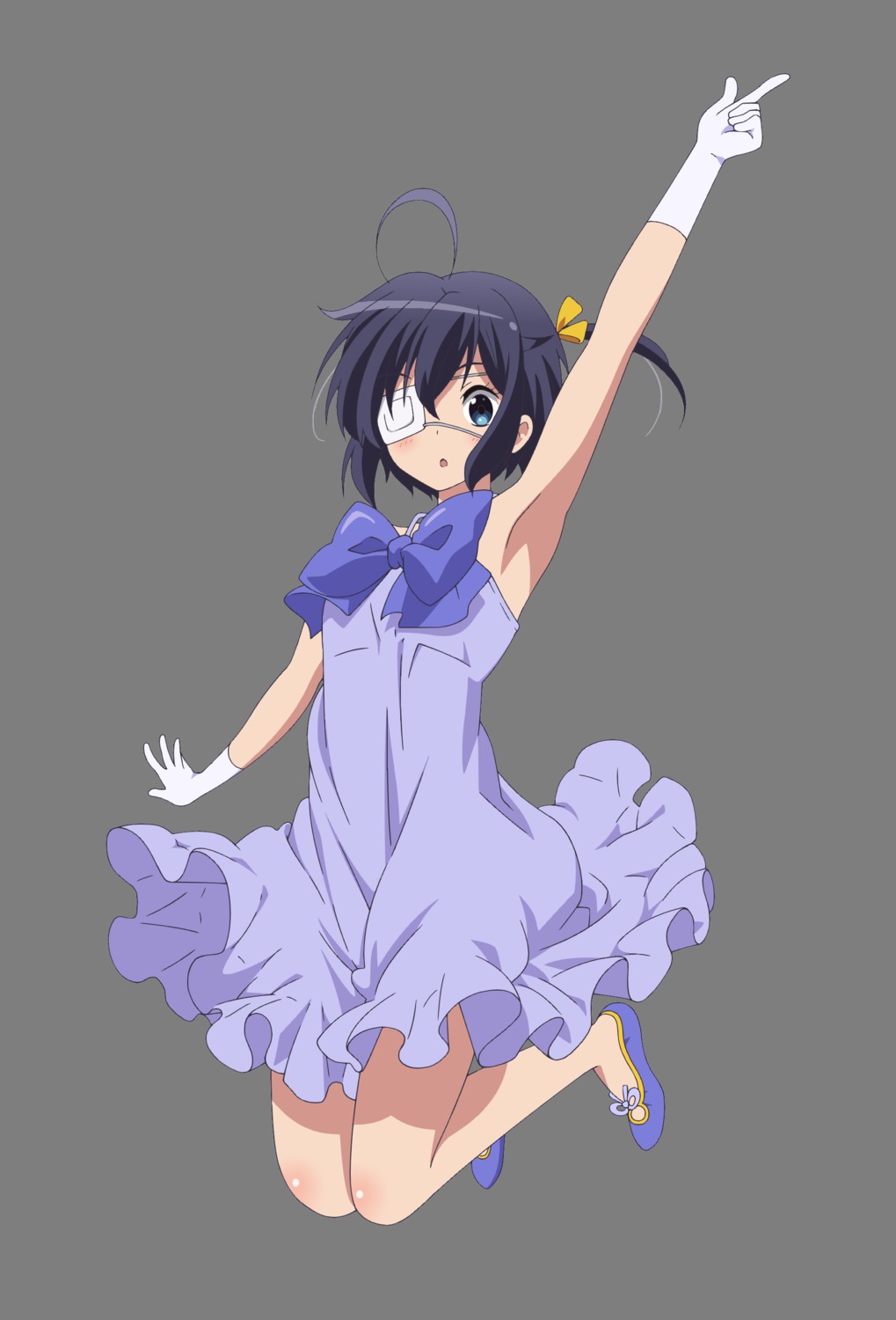 chuunibyou_demo_koi_ga_shitai! dress eyepatch takanashi_rikka transparent_png