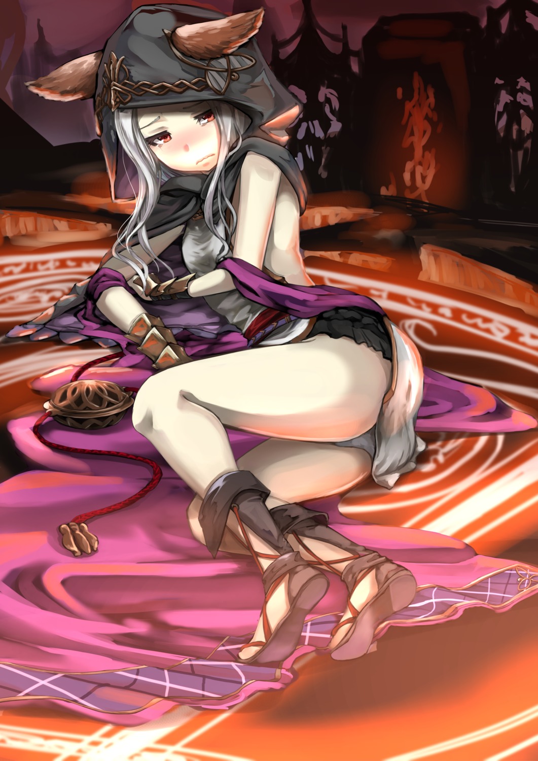 animal_ears ass granblue_fantasy key69 no_bra pantsu