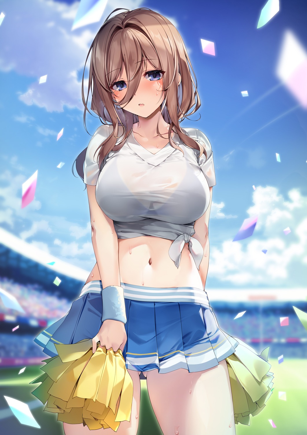 5-toubun_no_hanayome bra cheerleader karory nakano_miku see_through