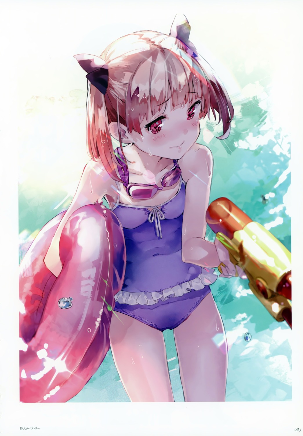 atelier atelier_lydie_&_suelle gun koei_tecmo lydie_marlen swimsuits wet wet_clothes yuugen