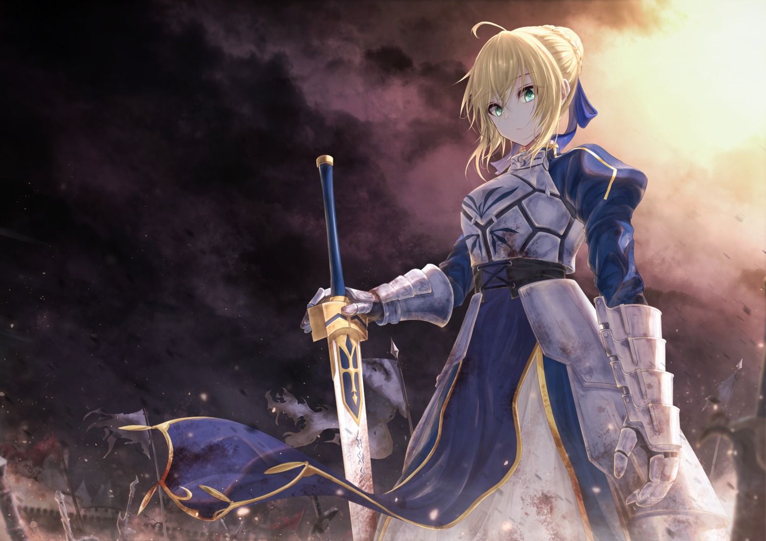 armor bae.c fate/stay_night saber sword