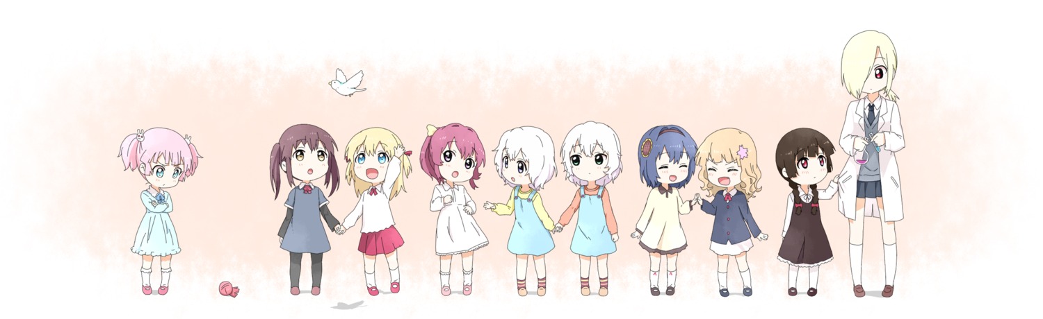 Namori Yuru Yuri Akaza Akari Funami Yui Furutani Himawari Ikeda Chitose Oomuro Sakurako Sugiura