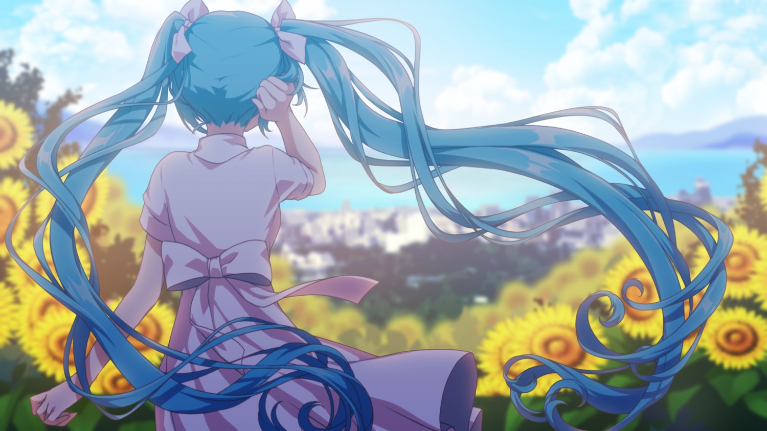 dress hatsune_miku matsuda_toki vocaloid wallpaper