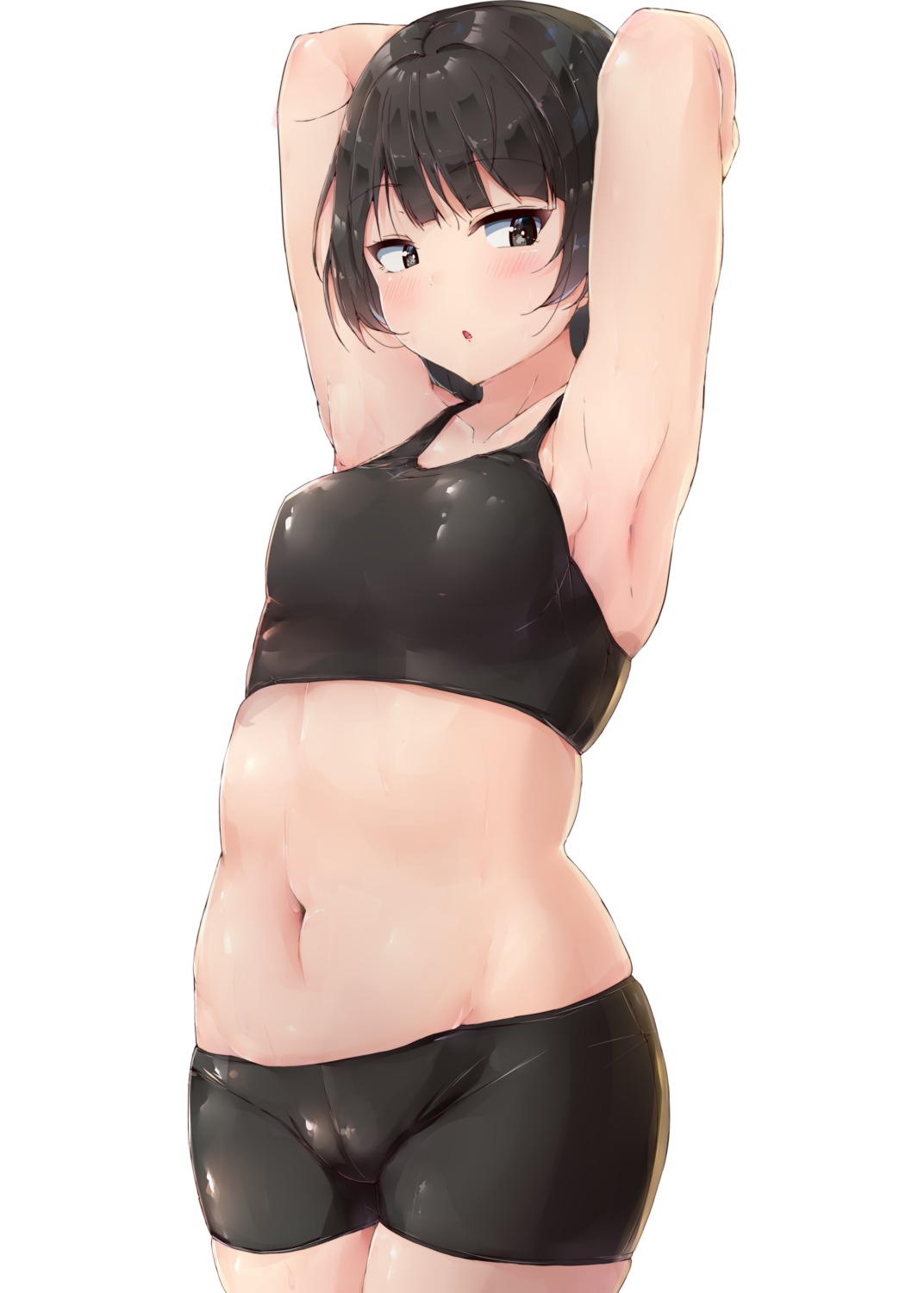 bike_shorts cameltoe shinonon_(iso_shino)