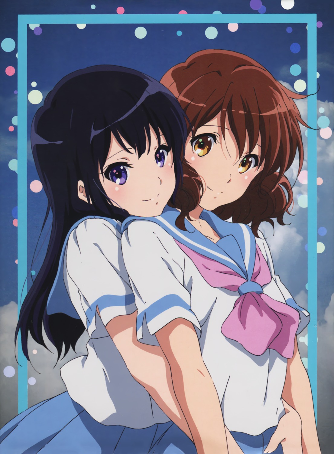 hibike!_euphonium ikeda_shouko kousaka_reina oumae_kumiko seifuku yuri