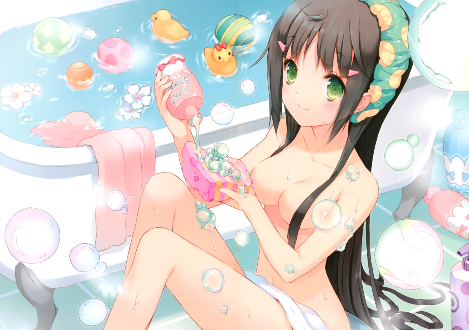 bathing cuteg kono_naka_ni_hitori_imouto_ga_iru! naked towel tsuruma_konoe