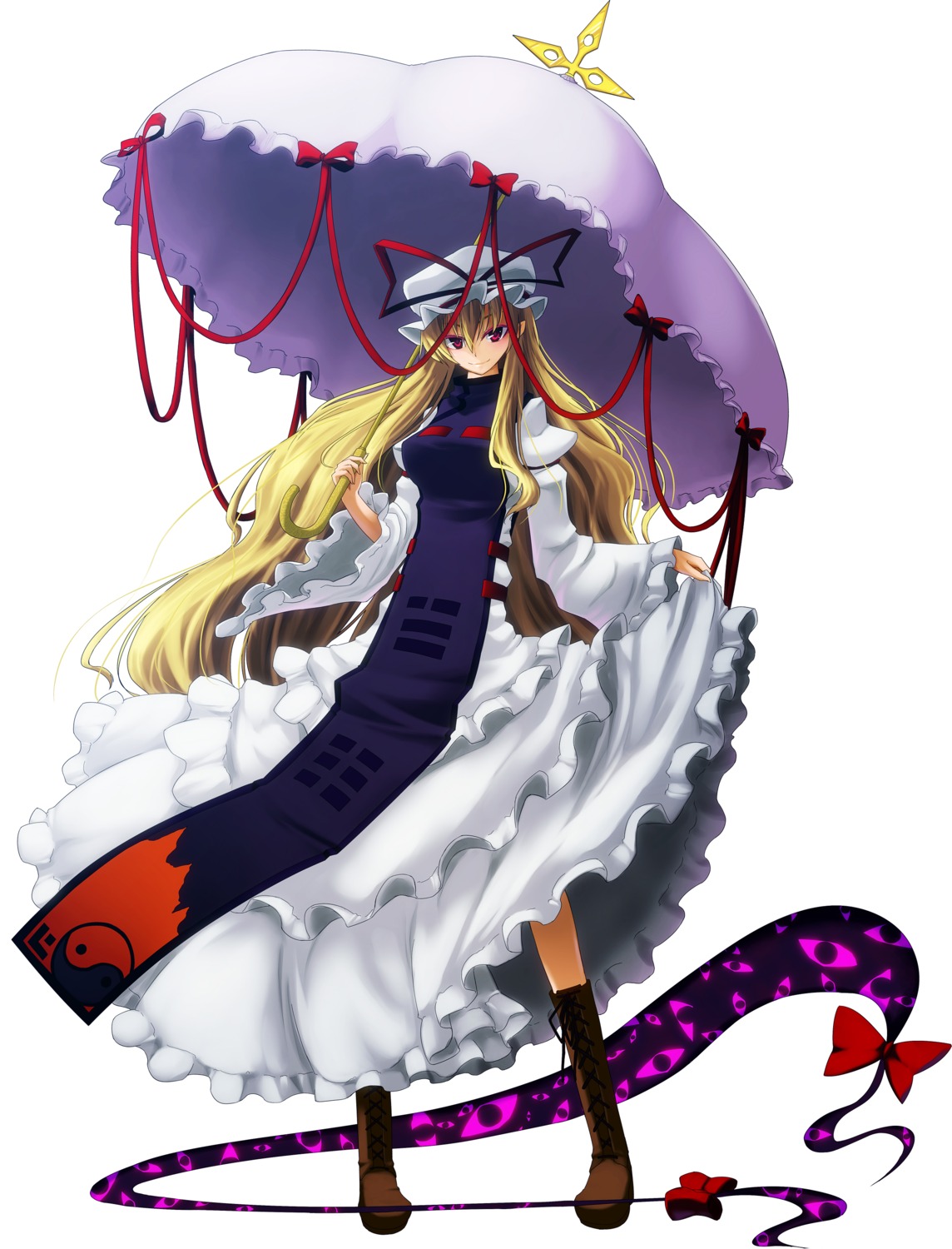 din_(flypaper) touhou yakumo_yukari