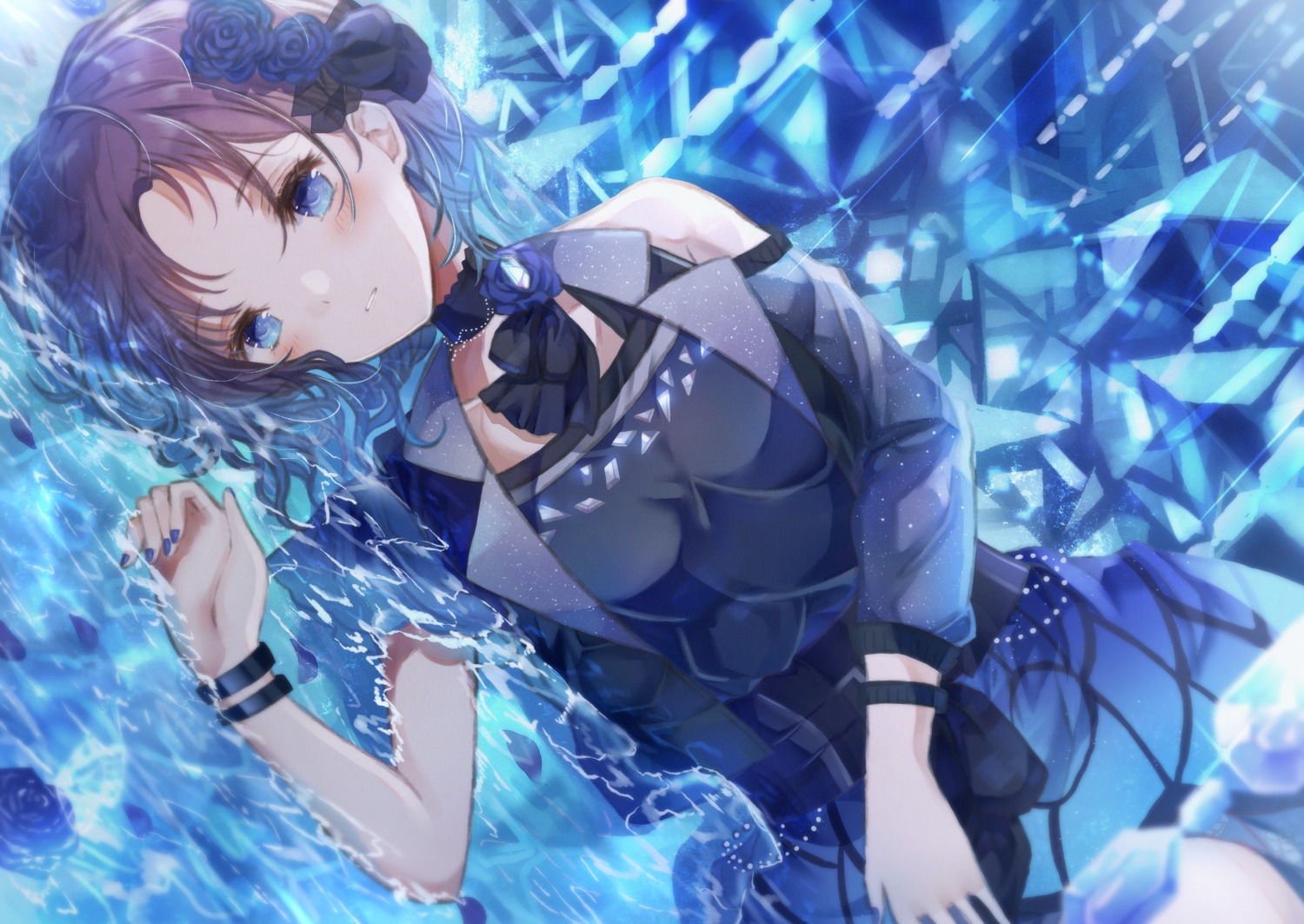 asakura_tooru namamake the_idolm@ster the_idolm@ster_shiny_colors wet