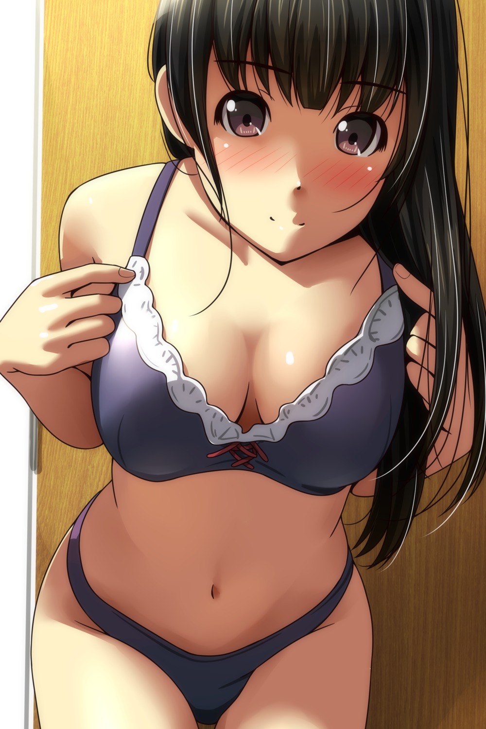 bra cleavage matsunaga_kouyou pantsu