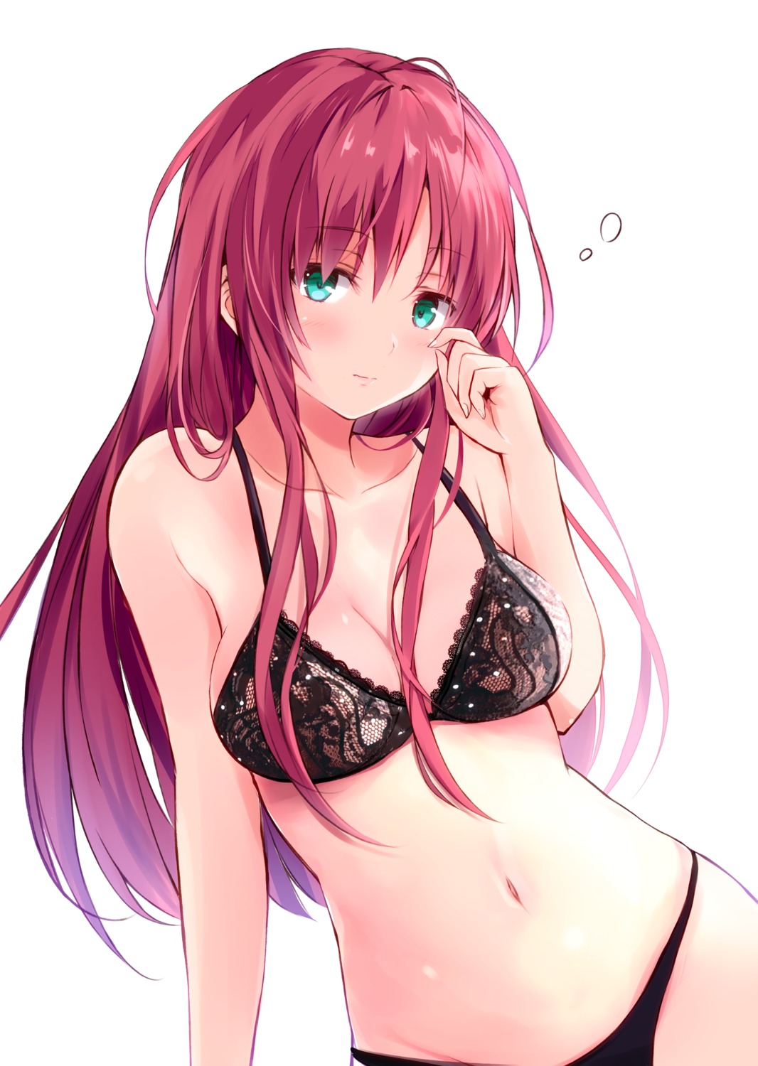 bra cleavage hong_meiling hyurasan lingerie pantsu touhou