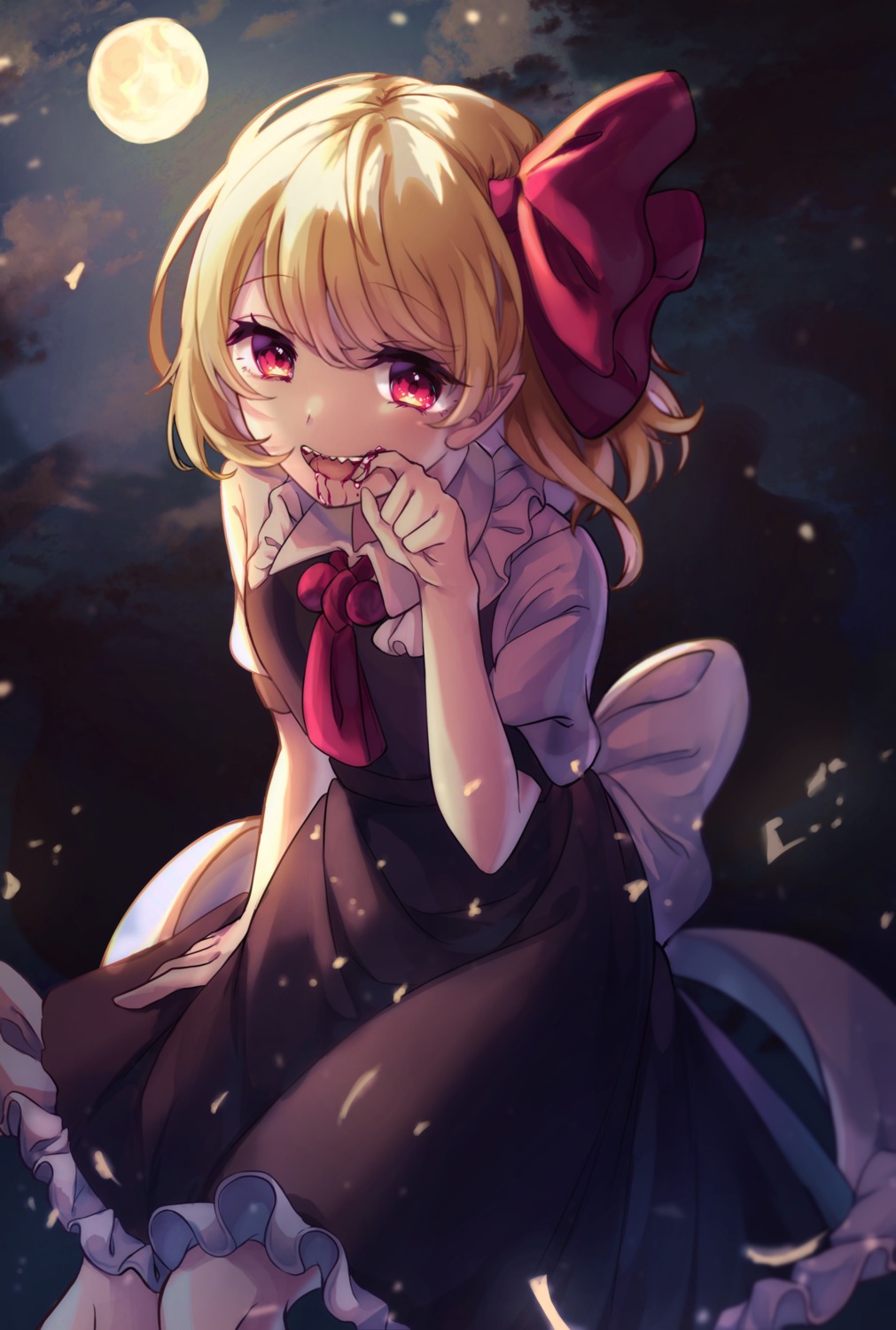 asanagi_ron blood pointy_ears rumia touhou