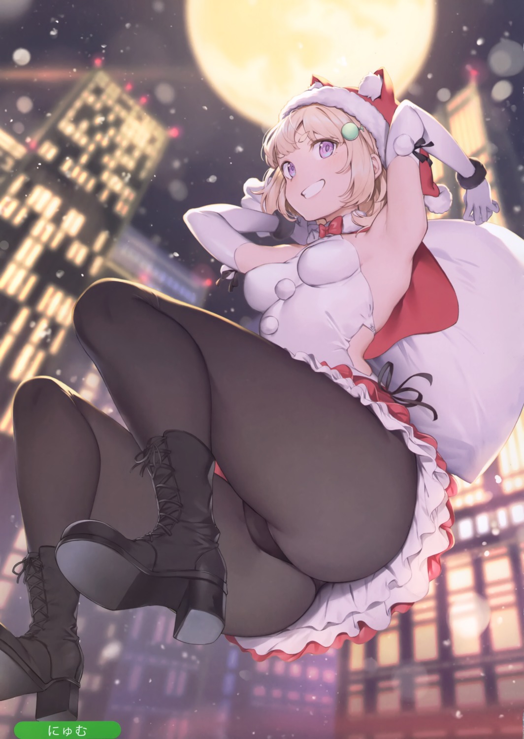 animal_ears cameltoe christmas heels melonbooks nekomimi nyum pantsu pantyhose swimsuits