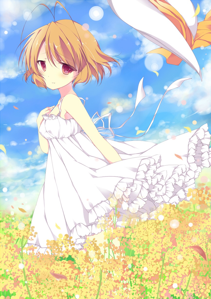 clannad clannad_after_story dress furukawa_nagisa summer_dress umi_no_mizu