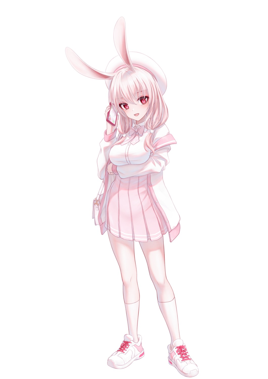 animal_ears bae.c bunny_ears lirin seifuku