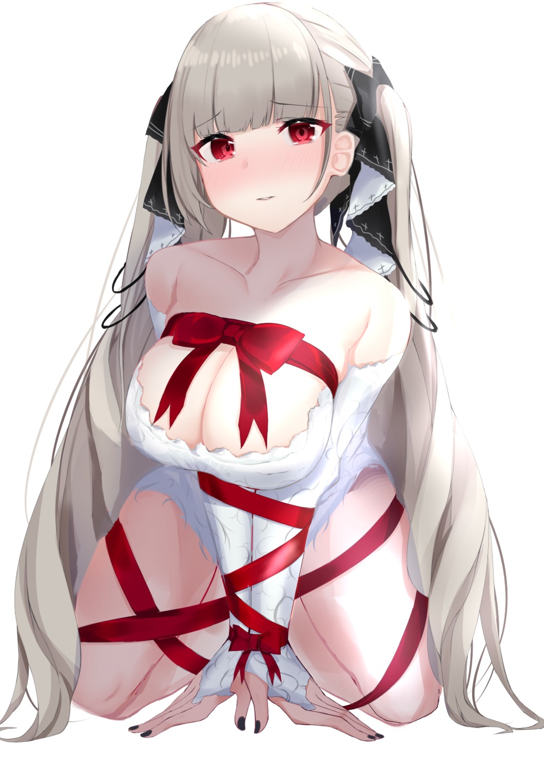 azur_lane bondage formidable_(azur_lane) nephthys2356 no_bra